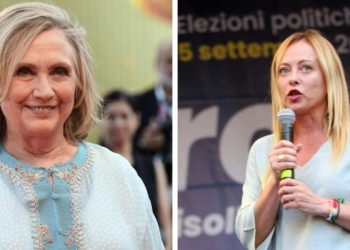 Meloni e Clinton