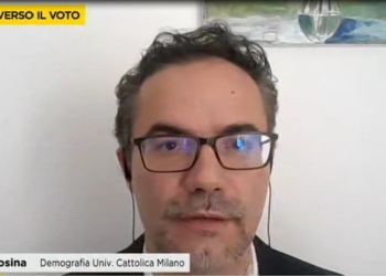 Alessandro Rosina, fotogramma da Mattino 24