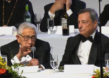 Il premier Draghi a New York, screen da Youtube