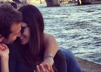 Cristina Garofalo e Pio D'Antini sul fiume.
Fonte: Lapresse