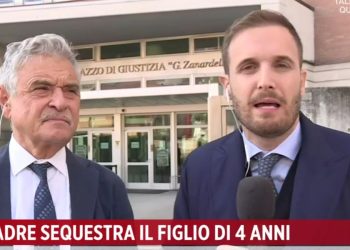 Padre sequestra figlio a Roncadelle, l'avvocato del padre, Scapaticci a Storie Italiane. (Rai 1, diretta Storie Italiane)