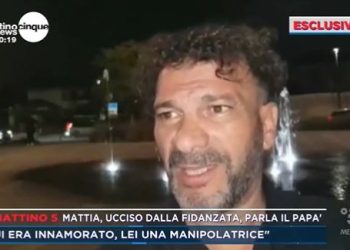 Il papà di Mattia Caruso a Mattino Cinque