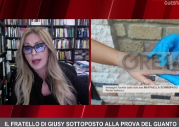 Giusy Arena: il fratello della donna è stato sottoposto alla prova del guanto (Rai 2, diretta Ore 14)