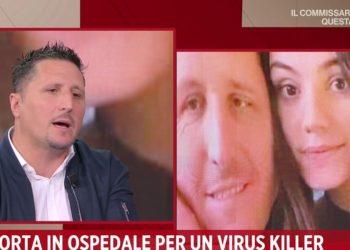 Gennaro e sua figlia Maria Elia (Rai 1, diretta Storie Italiane)