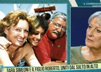 Sara Simeoni e il figlio Roberto a "Oggi è un altro giorno"