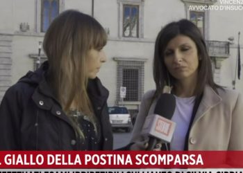 L'avvocato Daniela Tibuzzi che difende il nipote di Silvia Cipriani (Rai 1, diretta Storie Italiane)