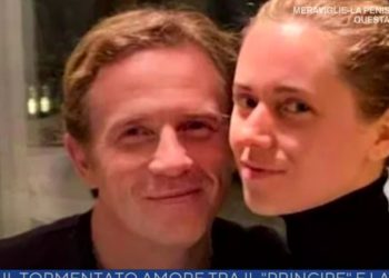 Tanya Yashenko e il principe Giacomo Bonanno di Linguaglossa (Rai 1, La vita in diretta)