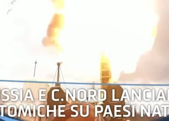 "Attacco nucleare Russia", screen da video fake