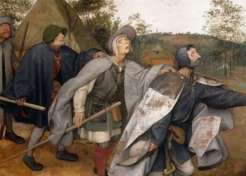 Pieter Bruegel, Parabola dei ciechi (1568, particolare)