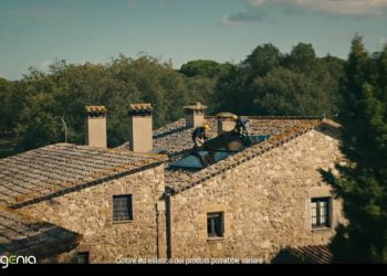 Impianto fotovoltaico Sorgenia (Foto: screen YouTube)