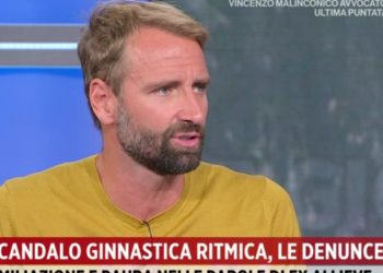 Massimiliano Rosolini parla dello scandalo della ginnastica ritmica (Rai 1, diretta Storie Italiane)