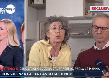 I genitori di Alice Scagni a Mattino5