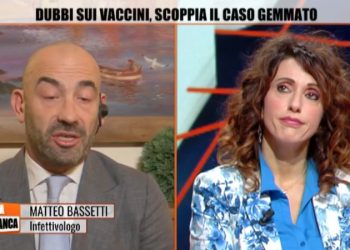 Bassetti vs Schilirò a Zona Bianca