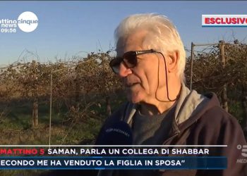 Saman Abbas, parla un collega del padre (Mattino 5)