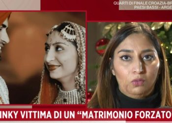 Pinky, brucata viva dall'ex marito (Rai 1, diretta Storie Italiane)