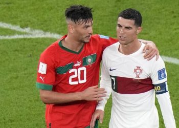 Cristiano Ronaldo, eliminato con il Portogallo dal Marocco (Foto LaPresse)
