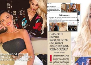 Claudia Aquino e Ilary Blasi (Novella 2000)