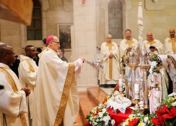 Messa di Natale a Betlemme