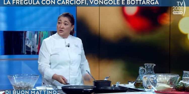 La chef Vitalia Scano (Di Buon Mattino, Tv2000, 2022)