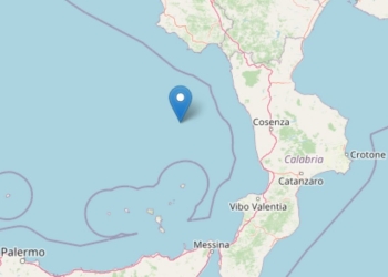 Terremoto Tirreno Meridionale oggi, 29 dicembre 2022 (foto: INGV)
