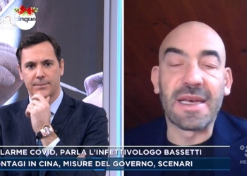 Matteo Bassetti a Mattino5