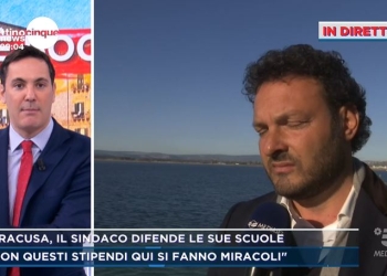 Il sindaco di Siracusa a Mattino5