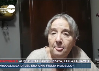 Mamma di Alice Neri a Mattino5