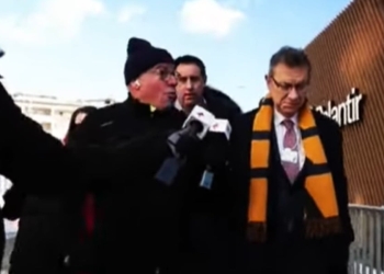 Albert Bourla a Davos (screen da YouTube)