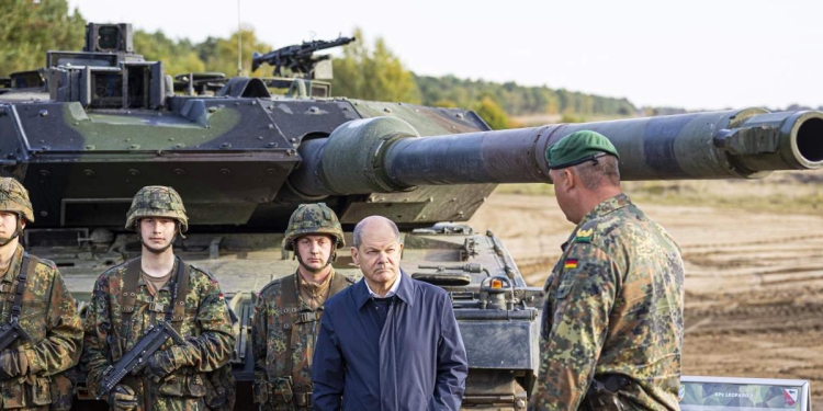 Scholz, carri armati Leopard2