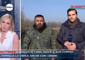 Il papà di Yana Malayko (Mattino5)