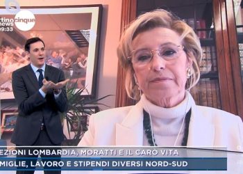 Letizia Moratti a Mattino5