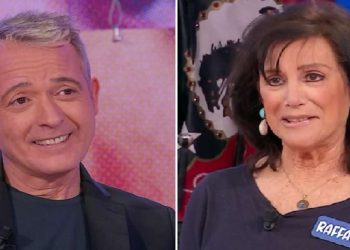 Pierluigi Diaco e la signora Raffaella a BellaMà