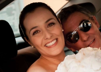 Roberta Capua e l'ex marito Stefano Cassoli