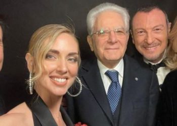 Sergio Mattarella a Sanremo 2023