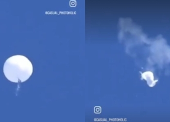 Spionaggio cinese: il pallone abbattuto venerdì (Twitter)