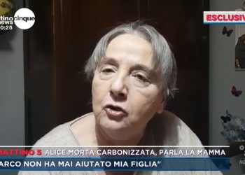 La mamma di Alice Neri a Mattino 5