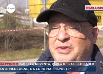 Il fratello di Isabella Noventa a Mattino 5