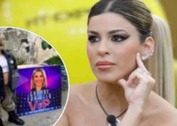 GF Vip: Oriana Marzoli "diventa" una maschera di Carnevale. (Foto: Web)