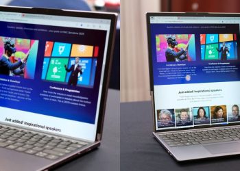 Il pc "srotolabile" di Lenovo (Twitter)