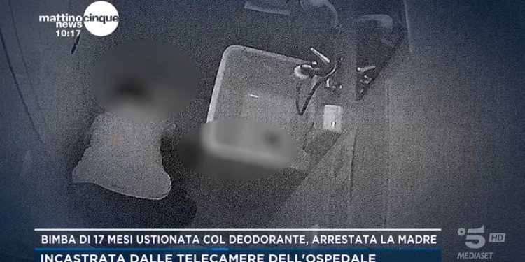 Il caso della bimba di 17 mesi ustionata con lo spray dalla madre a Mattino5