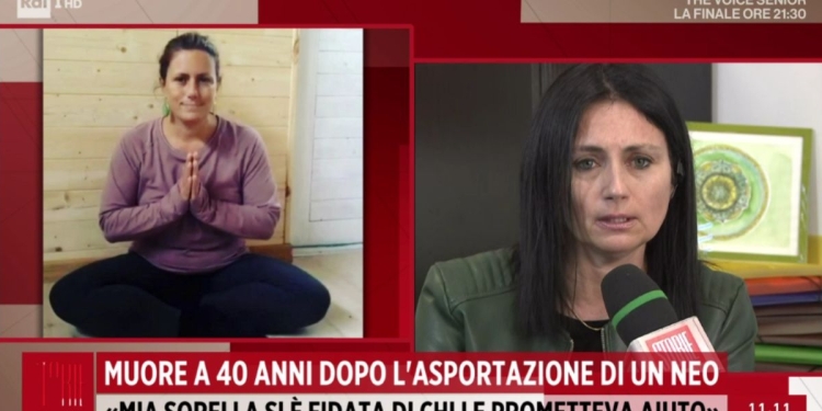 La sorella di Roberta Repetto, Rita (Storie Italiane, Rai 1)