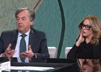 Roberto Burioni e Sonia Tancredi a Che Tempo Che Fa