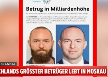 Jan Marsalek latitante scadalo Wirecard (foto web: BIld)