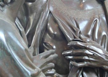 Andrea del Verrocchio, Incredulità di San Tommaso, (1483, particolare)