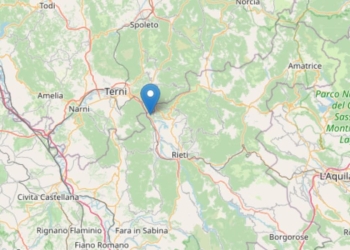 Terremoto in provincia di Rieti (Ingv)