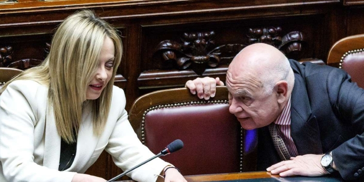 Giorgia Meloni e Carlo Nordio (LaPresse)