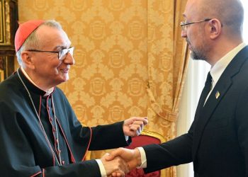 Card. Parolin col Premier ucraino