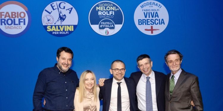 Centrodestra con Rolfi, Brescia