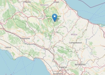 Terremoto a Chieti, INGV