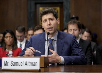 Samuel Altman in audizione al Senato (Lapresse)